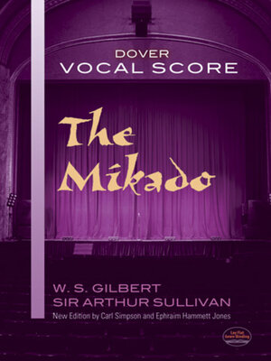 cover image of Mikado Vocal Score